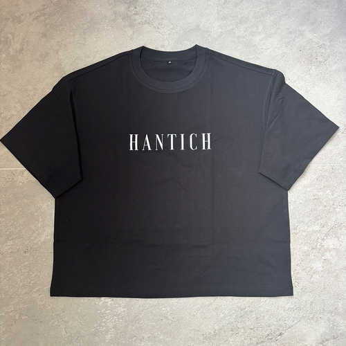 BLACK BOXY TEE
